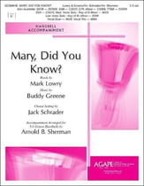 Mary, Did You Know? Handbell sheet music cover